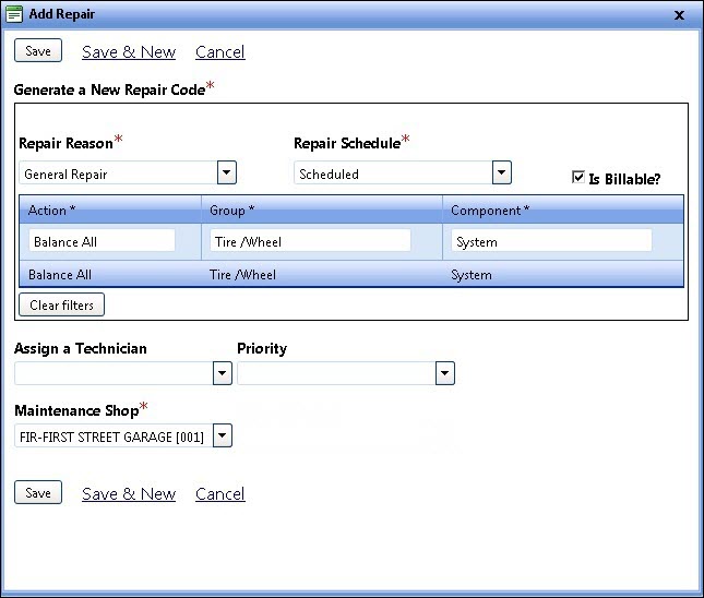 Add repair image