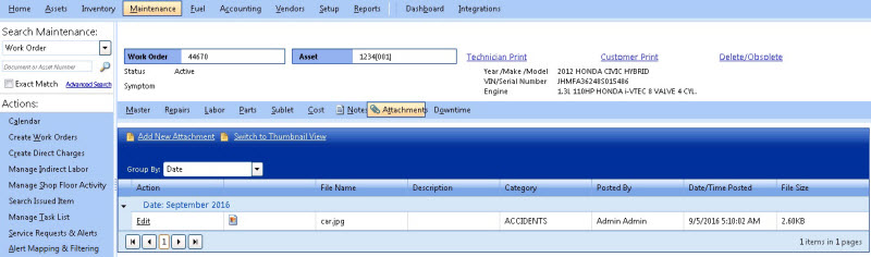 Attachments tab image