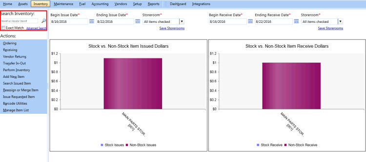 Search inventory